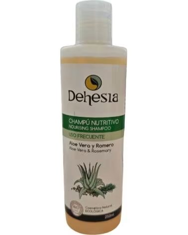 DEHESIA COSMETICA ECONATURA Dehesia Champu Nutritivo Uso Frecuente BIO Con Aloe Vera y Romero 250ml