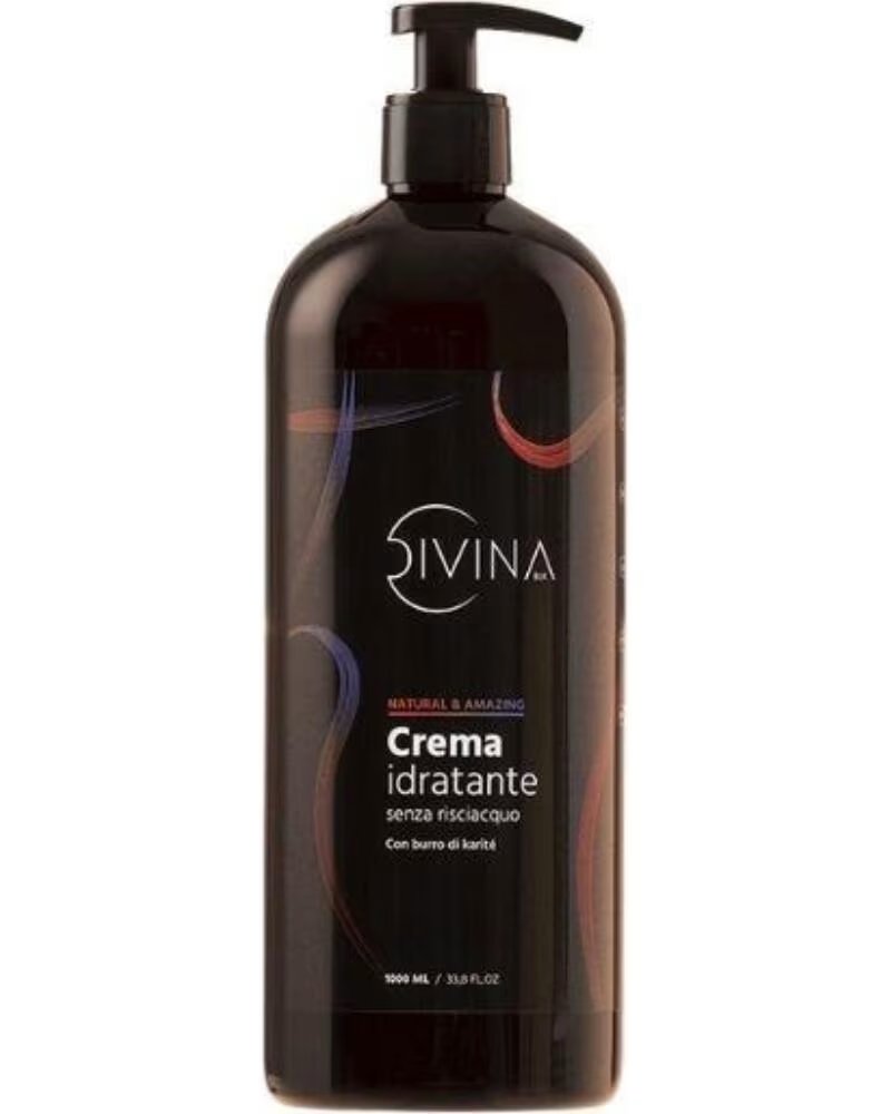 DIVINA BLK Crema Hidratante Sin Enjuague Sin Siliconas 1L