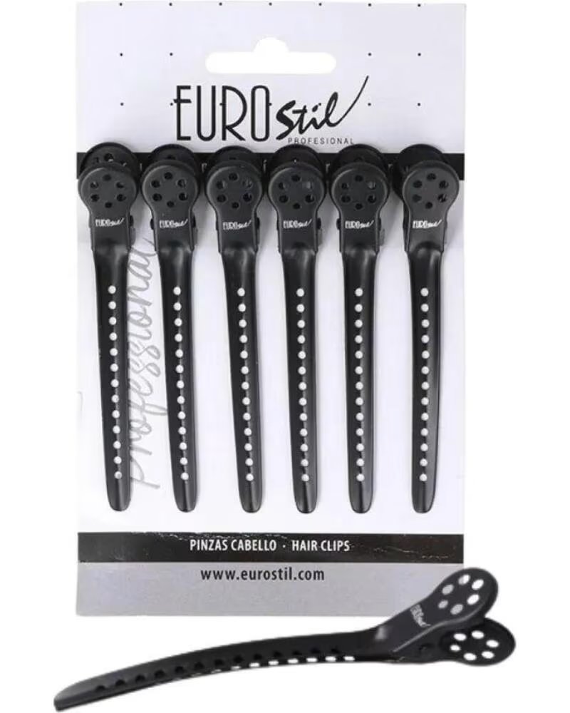 EUROSTIL Pinzas Metal 6uds