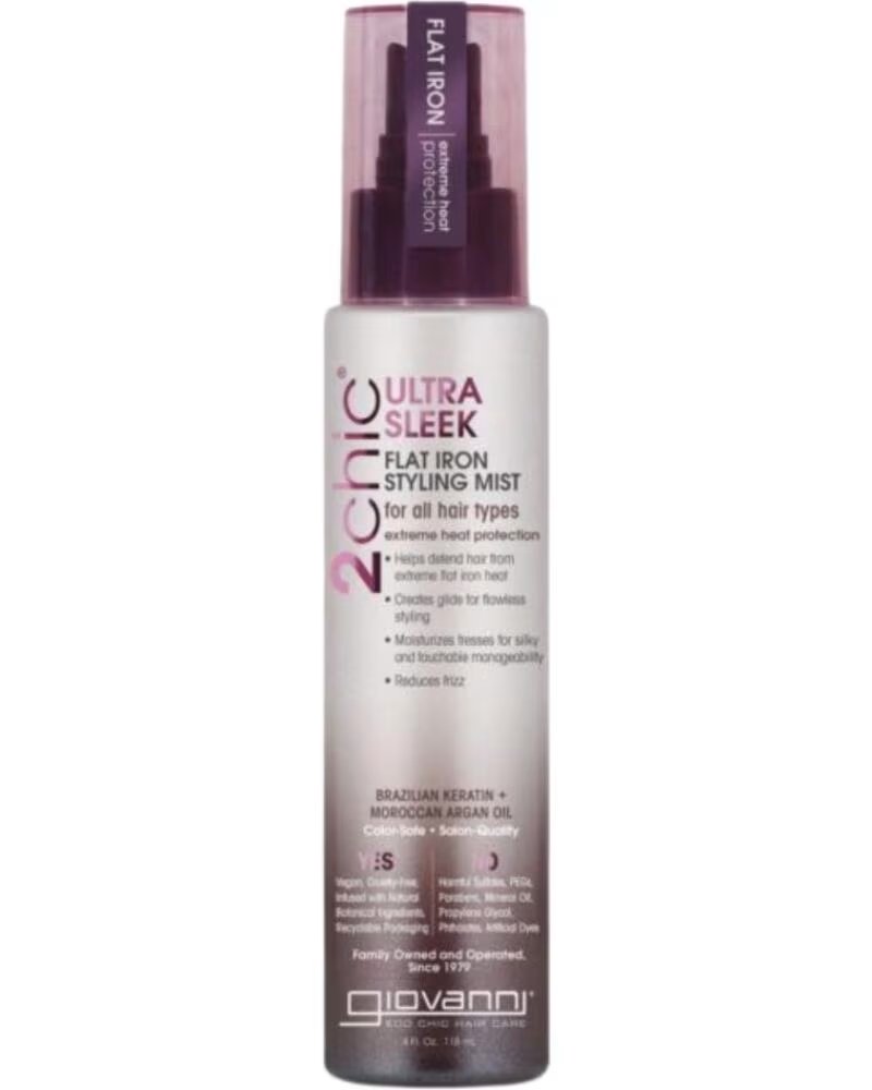 GIOVANNI 2chic Ultra-Sleek Flat Iron Styling Mist 118ml