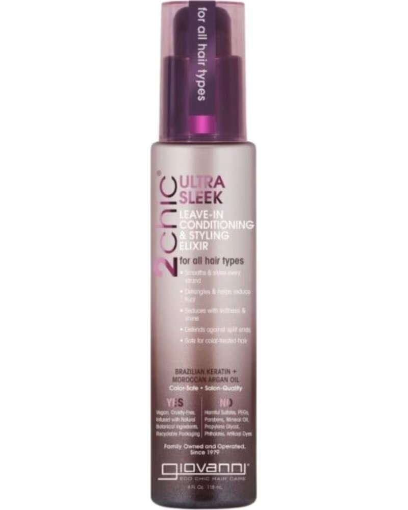 GIOVANNI 2chic Ultra-Sleek Leave-In Conditioning and Styling Elixir 118ml