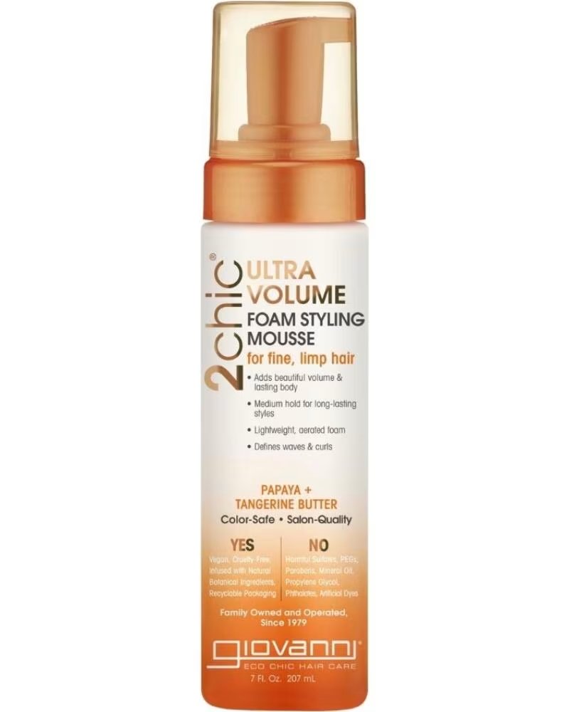 GIOVANNI 2chic Ultra-Volume Foam Styling Mousse 207ml