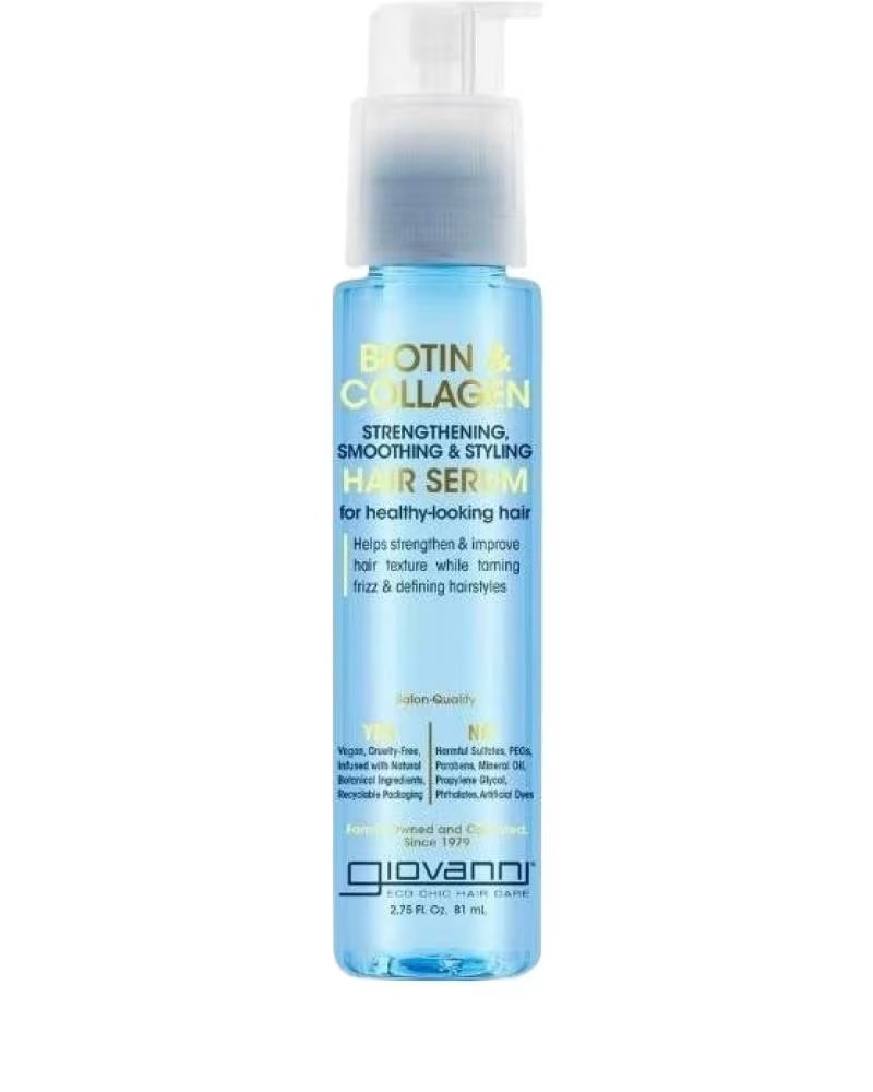 GIOVANNI Biotin and Collagen Strengthening Smooting and Styling Hair Serum 81ml