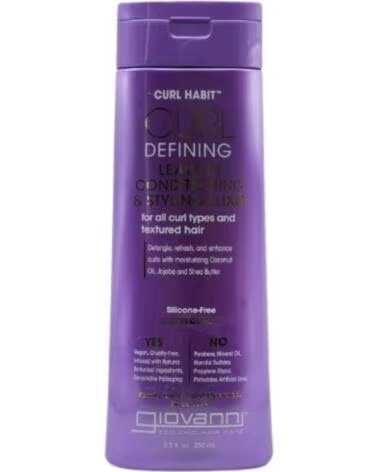 GIOVANNI Curl Habit Defining Leave-in Conditioning Styling Elixir 250ml