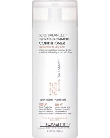GIOVANNI Eco Chic 50 50 Balanced Hydrating-calming Conditioner 250ml