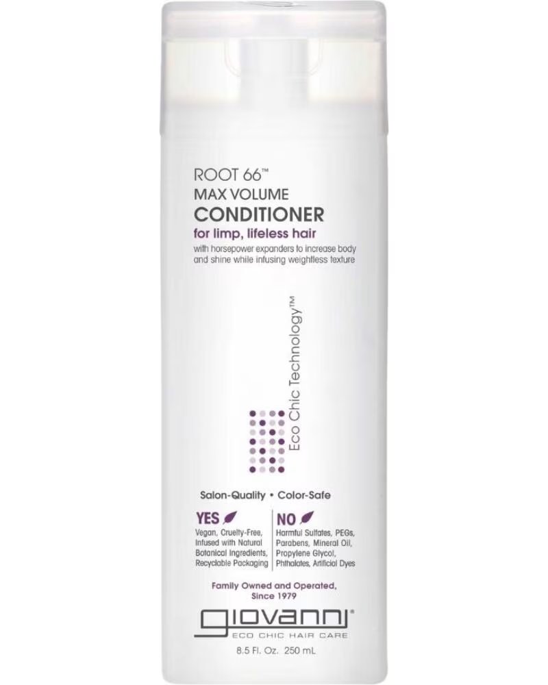 GIOVANNI Eco Chic ROOT 66 Max Volume Conditioner 250ml