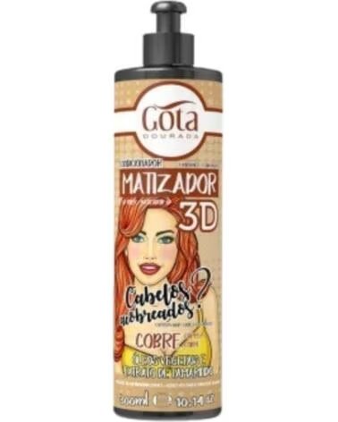 GOTA DOURADA APRÈS-SHAMPOOING MATIFIANT 3D CUIVRÉ 120ML