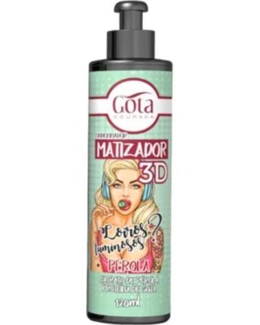 GOTA DOURADA Acondicionador Matizador 3D Perola 120ml