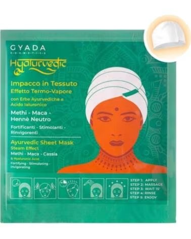GYADA COSMETICS Gyada Cabello Hyalurvedic Impacco Ayurvedico In Tessuto Fortificante Methi Maca Henne Neutro 60ml
