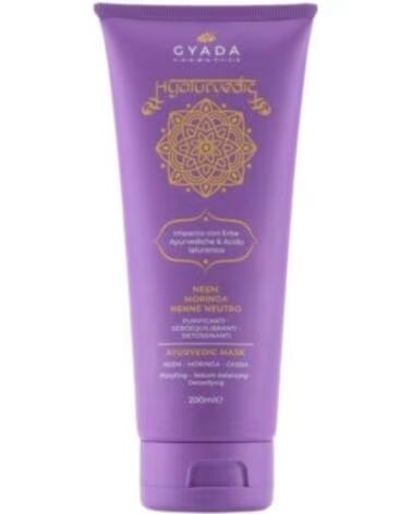 GYADA COSMETICS Gyada Cabello Hyalurvedic Impacco Ayurvedico Mask Purificante Neem Moringa Henne Neutro 200ml