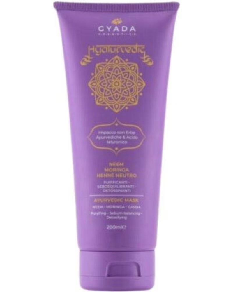 GYADA COSMETICS Gyada Cabello Hyalurvedic Impacco Ayurvedico Mask Purificante Neem Moringa Henne Neutro 200ml