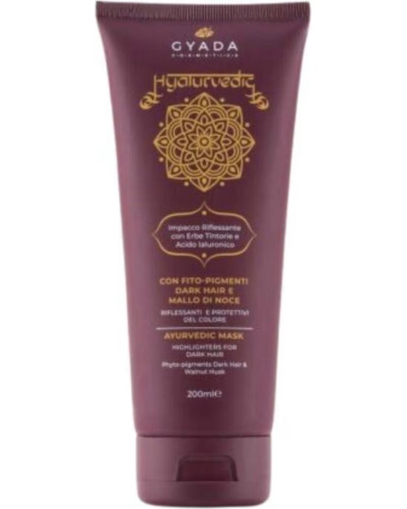 GYADA COSMETICS Gyada Cabello Hyalurvedic Impacco Ayurvedico Riflessante Dark Hair 200ml