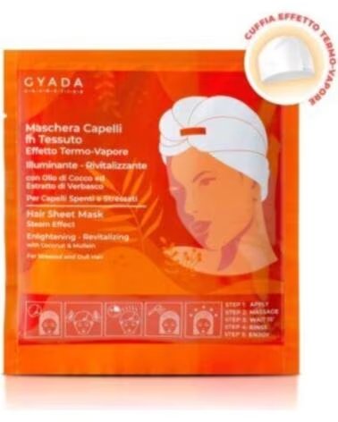 GYADA COSMETICS Gyada Cabello Maschera In Tessuto Effetto Termo-Vapore - Illuminante E Rivitalizzante 60ml