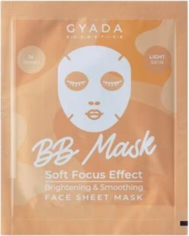 GYADA COSMETICS Gyada Facial BB Mask - Brightening Smoothing Sheet Mask - Light