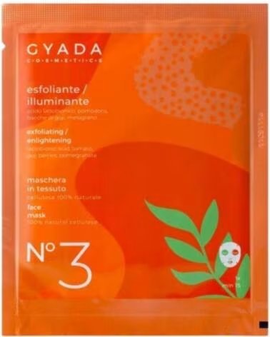 GYADA COSMETICS Gyada Facial Maschera In Tessuto N 3 - Esfoliante - Illuminante 15ml
