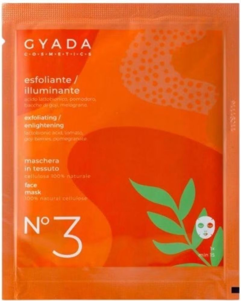 GYADA COSMETICS Gyada Facial Maschera In Tessuto N 3 - Esfoliante - Illuminante 15ml