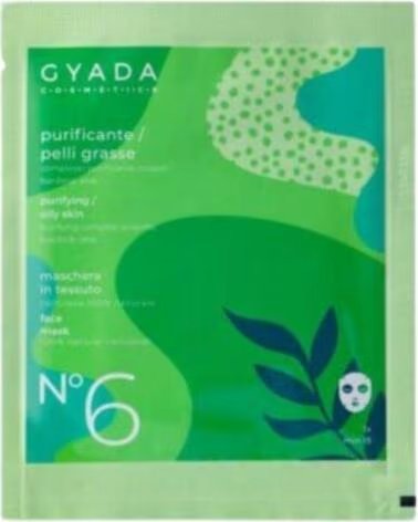 GYADA COSMETICS Gyada Facial Maschera In Tessuto N 6 - Purificante - Pelli Grasse 15ml