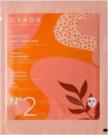 GYADA COSMETICS Gyada Facial Maschera In Tessuto N 2 - Lenitiva - Pelli Delicate 15ml