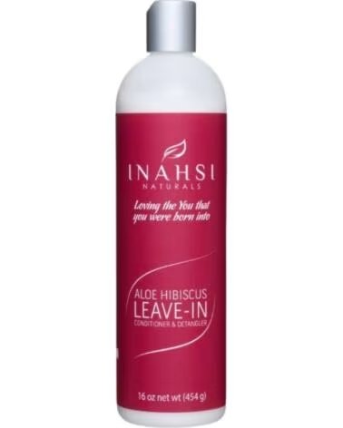 INAHSI NATURALS Aloe Hibiscus Leave-In Conditioner Detangler 454g