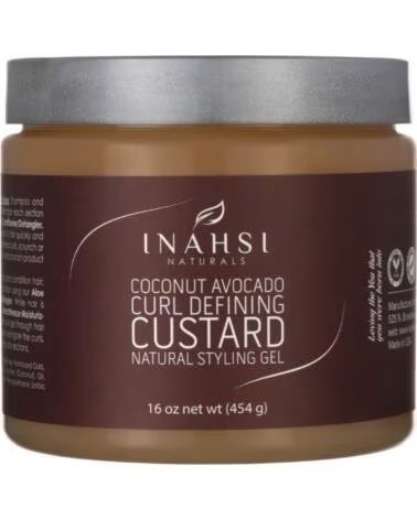INAHSI NATURALS Coconut Avocado Curl Defining Custard 454g