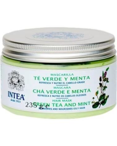 INTEA Mascarilla Te Verde y Menta Cabello Graso 235g