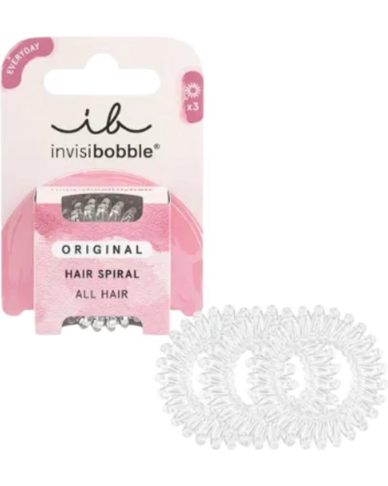 INVISIBOBBLE Original Hair Spiral Crystal Clear 3uds