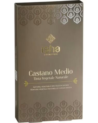 ISHA COSMETICS Tinte Vegetal Natural Castano Medio 100g