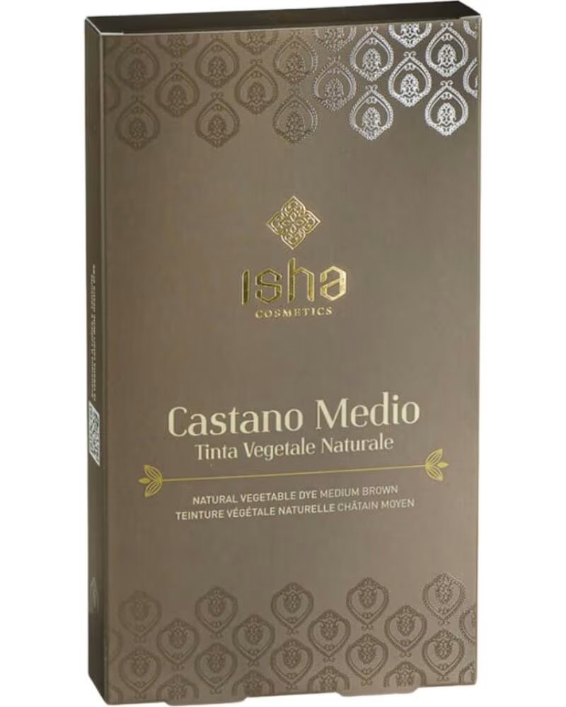 ISHA COSMETICS Tinte Vegetal Natural Castano Medio 100g