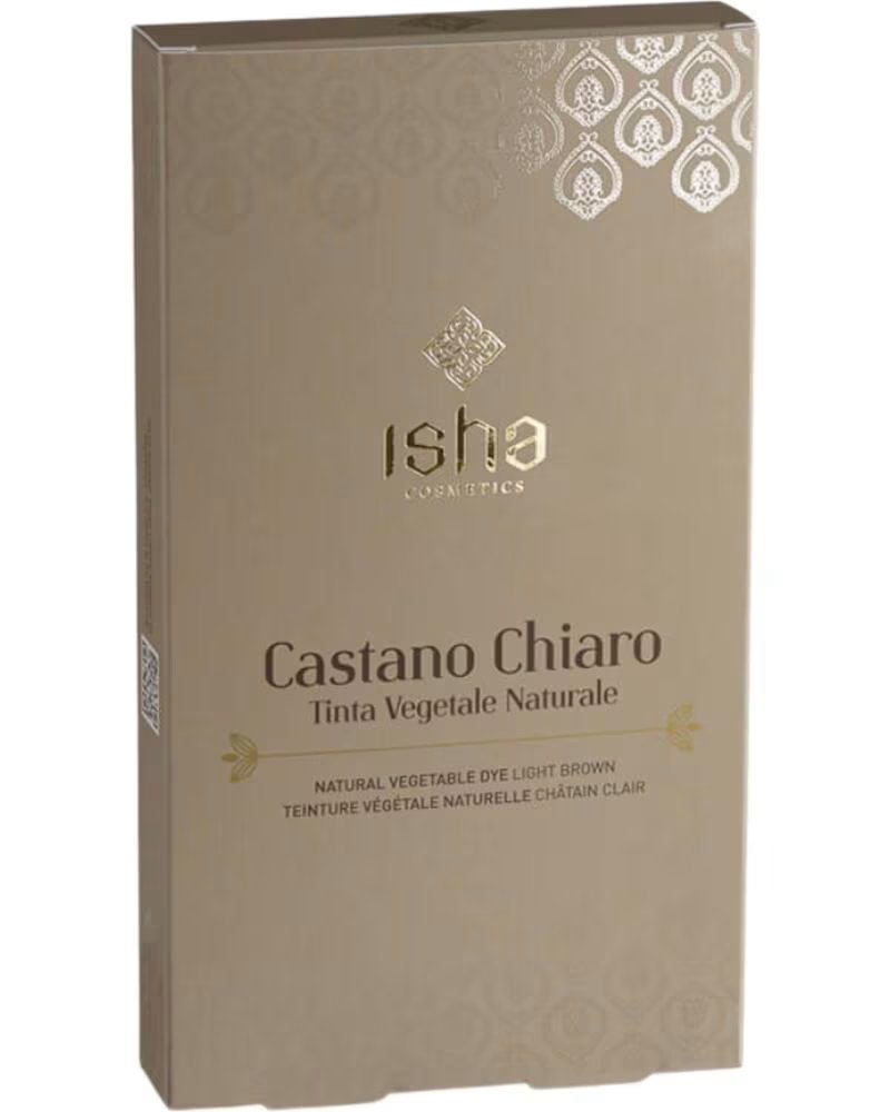 ISHA COSMETICS Tinte Vegetal Natural Castano Chiaro 100g