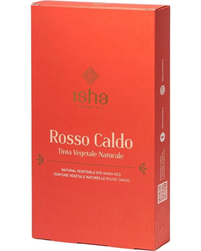 ISHA COSMETICS Tinte Vegetal Natural Rosso Caldo 100g