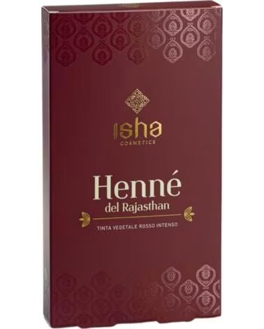 ISHA COSMETICS TEINTURE VÉGÉTALE NATURELLE HENNÉ RAJASTHAN 100 PUR 100G
