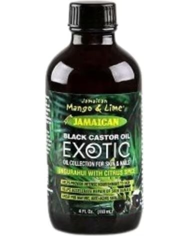 JAMAICAN MANGO & LIME Jamaican Mango and Lime Black Castor Exotic Oil Ungurahui and citrus Spice 118ml