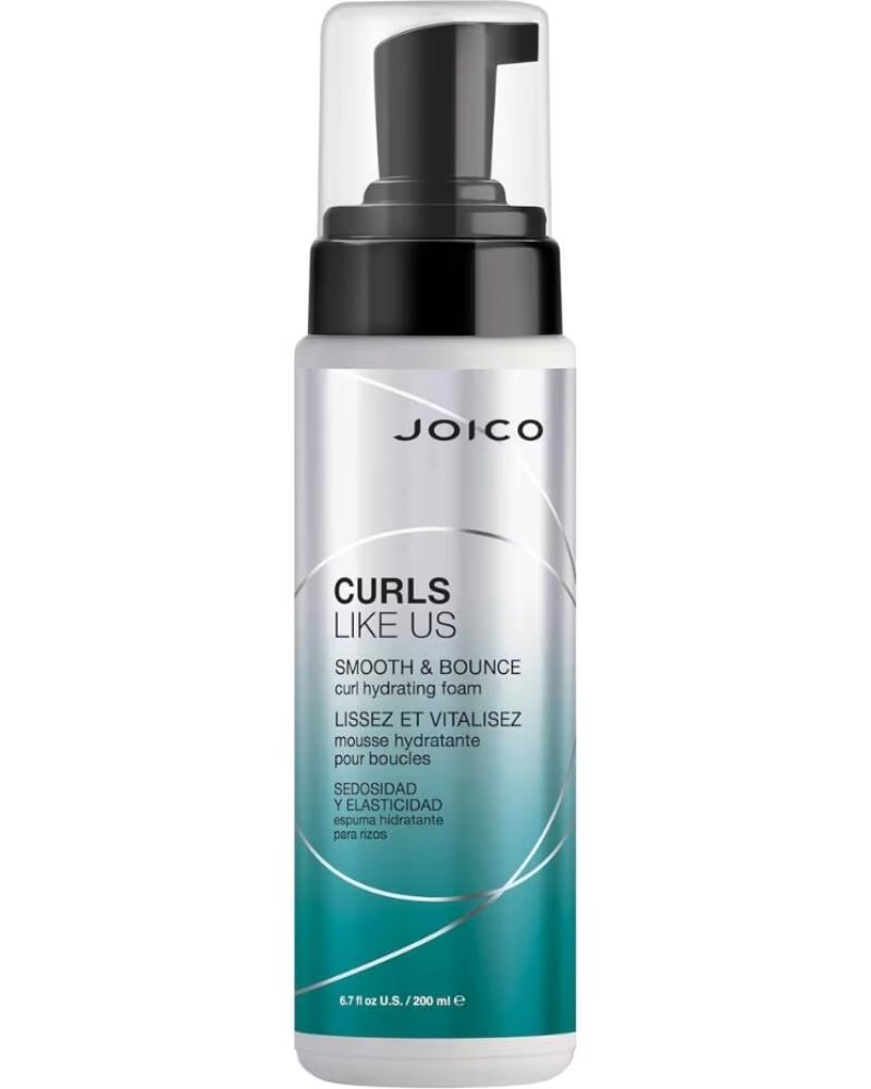 JOICO Curls Like Us Smooth and Bounce Curl Espuma Hidratante 200ml