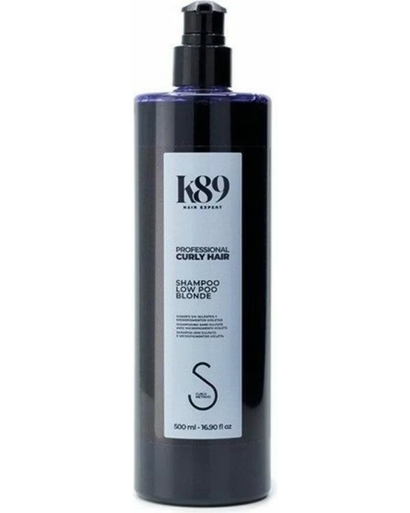 K89 Professional Curly Hair Blonde Low Poo Champu 500ml