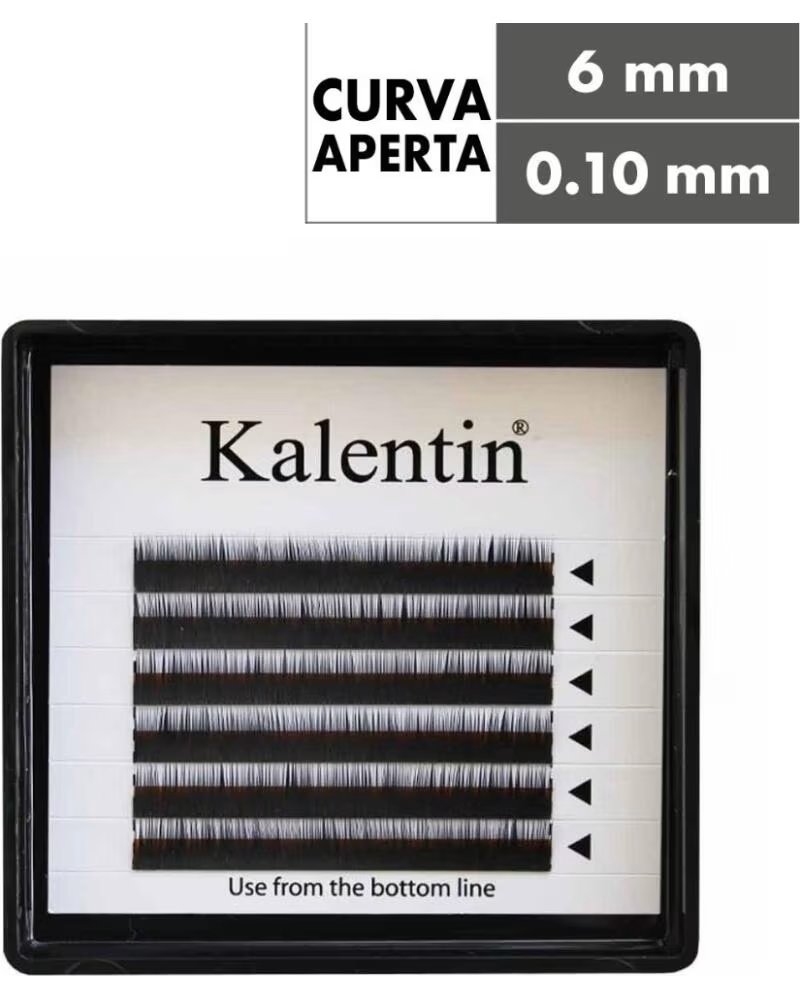 KALENTIN LASHES Kalentin Extension de Cejas Curl I Black 6mm