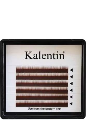 KALENTIN LASHES Kalentin Extension de Cejas Curl I Brown 7mm
