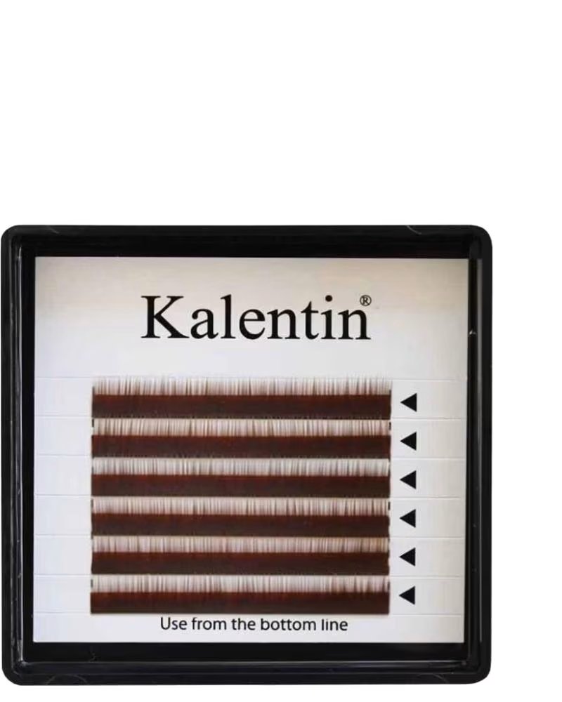 KALENTIN LASHES Kalentin Extension de Cejas Curl I Brown 7mm