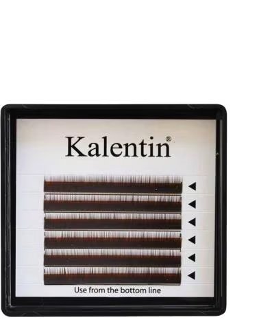 KALENTIN LASHES Kalentin Extension de Cejas Curl I Dark Brown 7mm