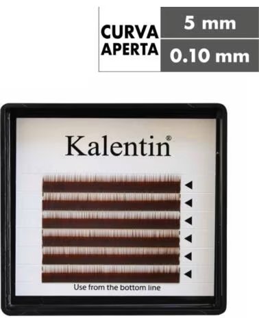 KALENTIN LASHES Kalentin Extension de Cejas Curl I Brown 5mm