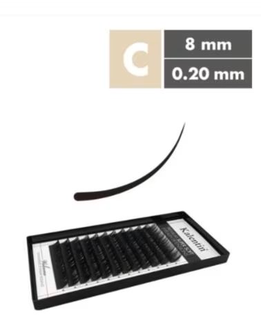 KALENTIN LASHES Kalentin Extensiones De Pestanas Clasicas C Curl 8mm