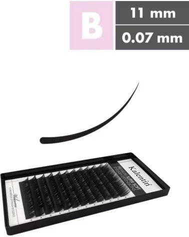 KALENTIN LASHES Kalentin Extensiones De Pestanas Clasicas Curva B 0 07 11mm