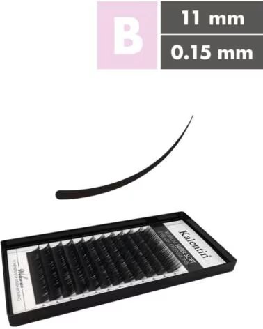 KALENTIN LASHES Kalentin Extensiones De Pestanas Clasicas Curva B 0 15 11mm