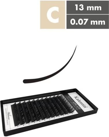 KALENTIN LASHES Kalentin Extensiones De Pestanas Clasicas Curva C 0 07 13 mm
