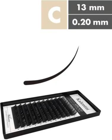 KALENTIN LASHES Kalentin Extensiones De Pestanas Clasicas Curva C 0 20 13mm