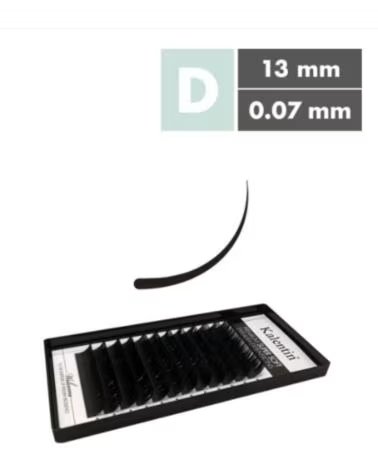 KALENTIN LASHES Kalentin Extensiones De Pestanas Clasicas D Curl 007 13mm