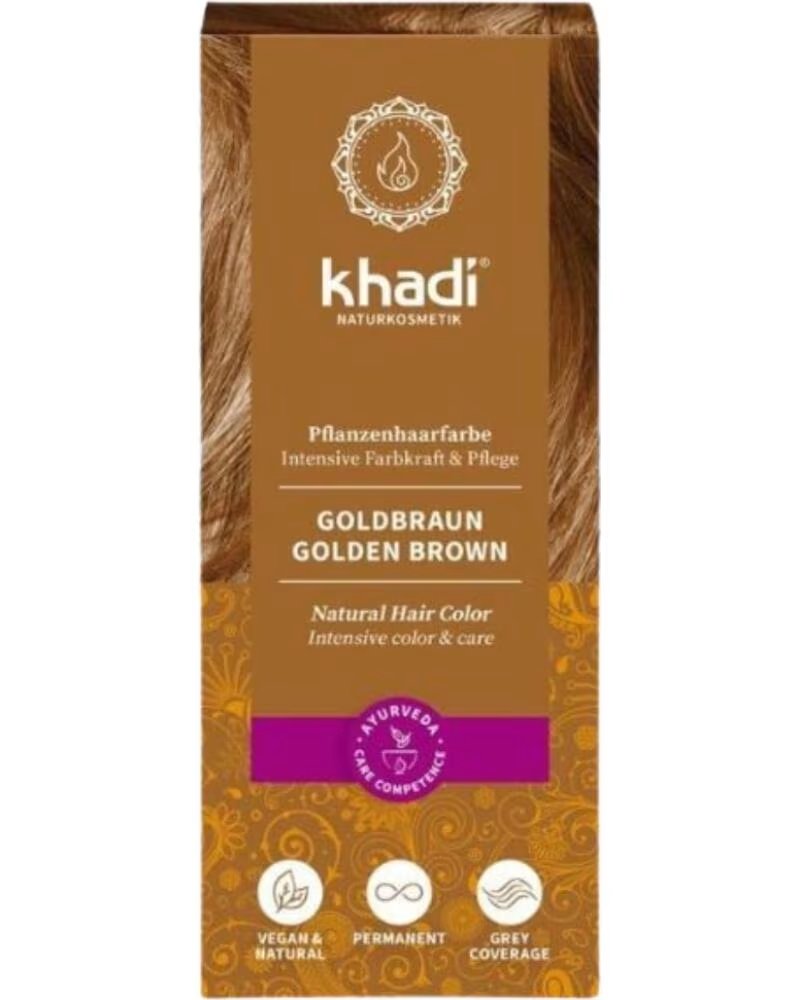 KHADI Henna Bio Castano Dorado 100g