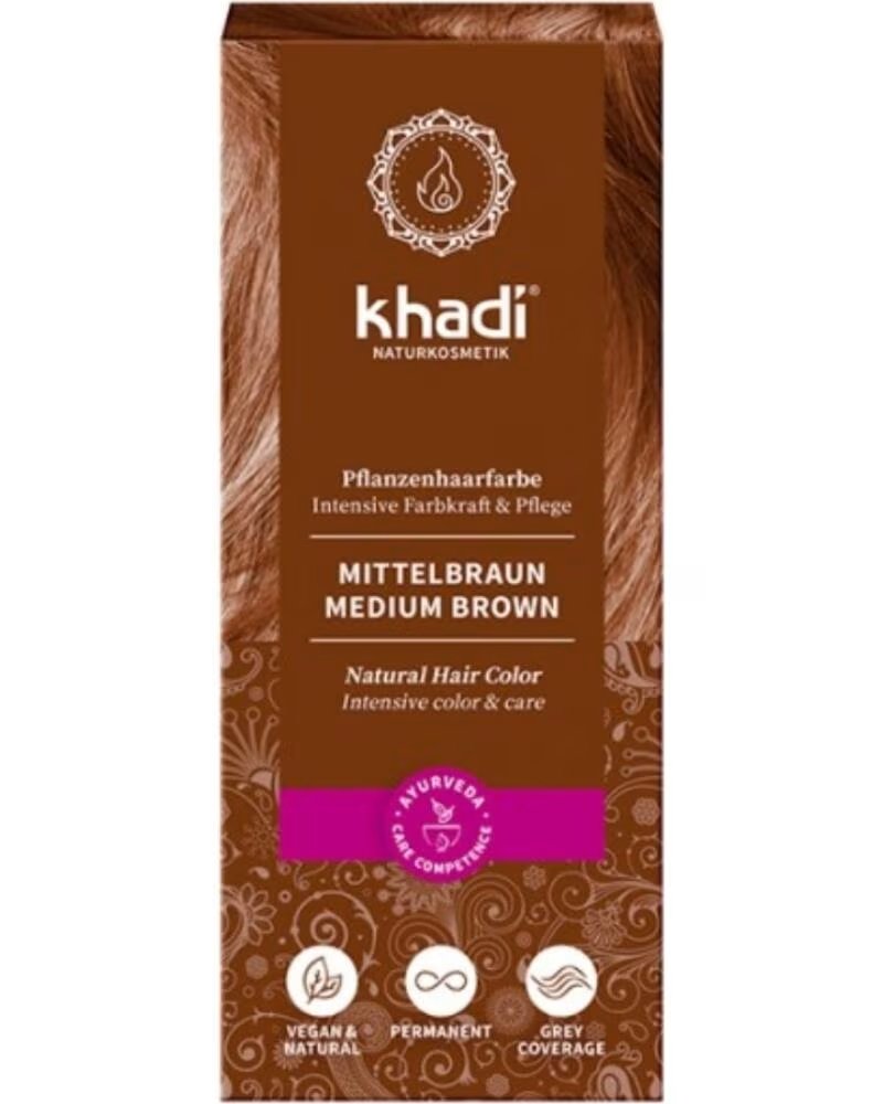 KHADI Henna Bio Castano Medio 100g