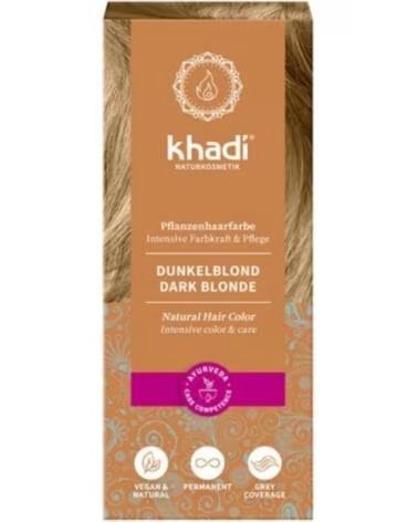 KHADI Henna Bio Rubio Oscuro Ceniza 100g