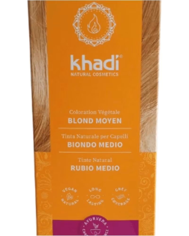KHADI Henna Bio Rubio Medio 100g