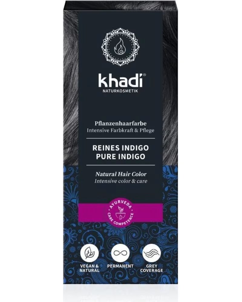 KHADI Henna Indigo Puro Bio 100g